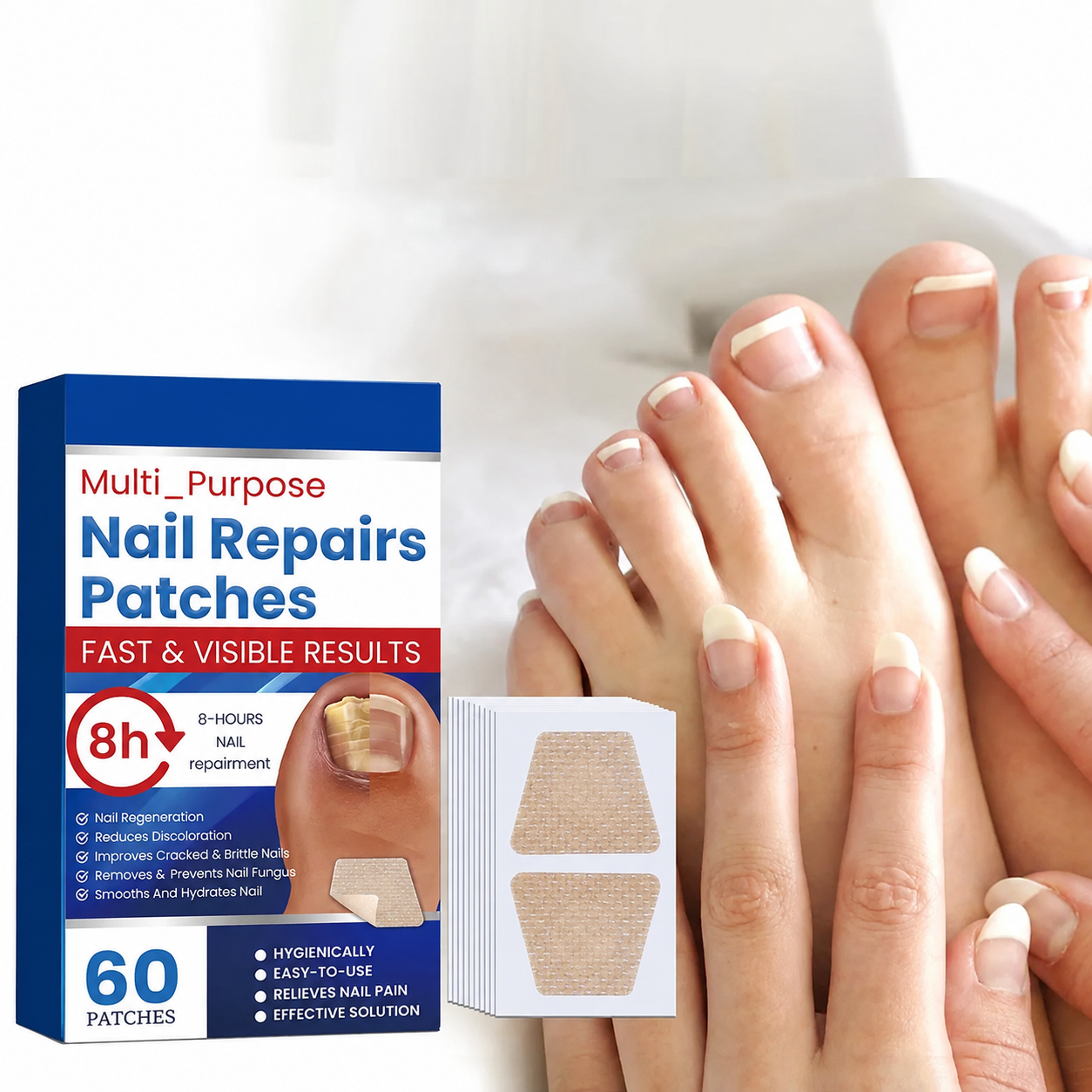 Fungus Nail Repair Patches 60pcs