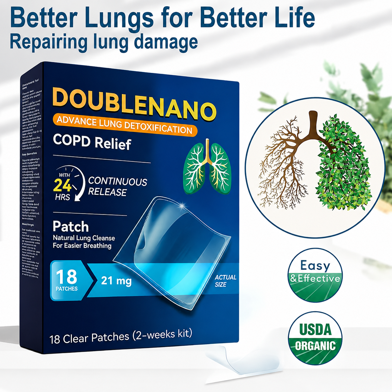 ✅DoubleNano COPD Relief Patch